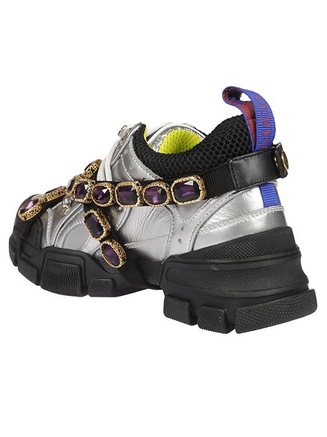 flashtrek gucci sneakers with swimsuit.